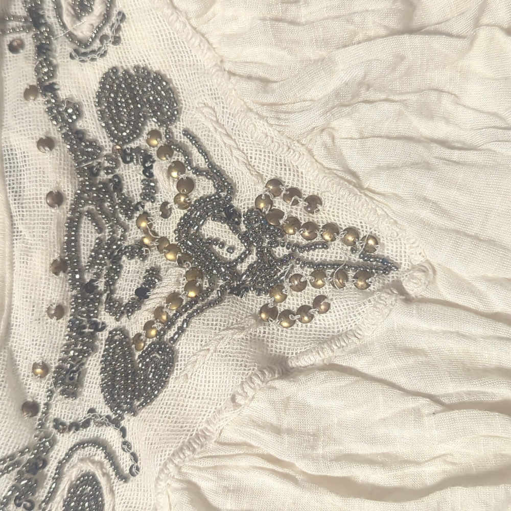 Free People beaded long sleeve top - Picture 7 of 11